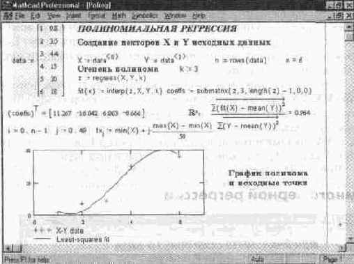 Функции для проведения регрессии
