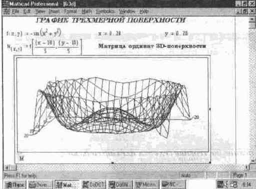 Установка шаблона трехмерных графиков (Surface Plot)