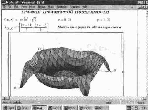 Установка шаблона трехмерных графиков (Surface Plot)