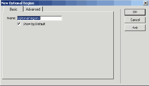   New Optional Region