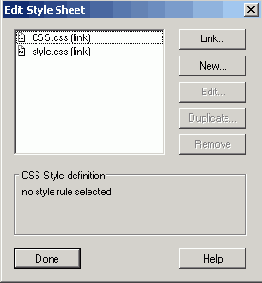  Edit Style Sheet