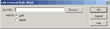   Link External Style Sheet
